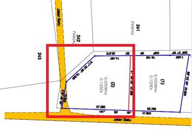 Lot Banglo Tepi Jalan Padang Lembek