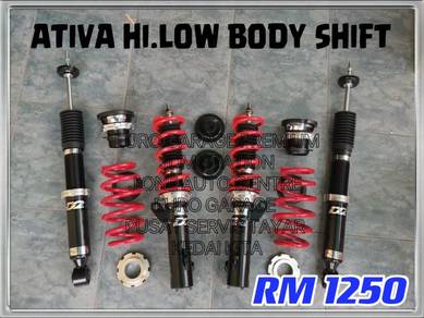 D2 adjustable hi low bodyshift for ATIVA