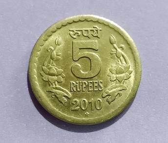 India 5 Rupees 2010