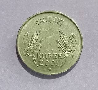 India 1 Rupee 2001
