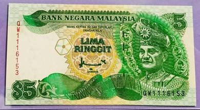 RM5 siri ke-7 Ahmad Don prefix terakhir QW