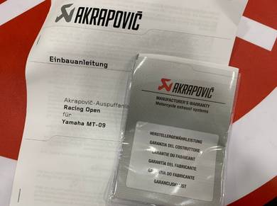 Akrapovic Racing Line Carbon ~ Yamaha MT-09 / MT09
