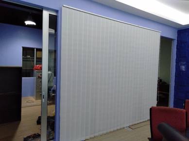 INSTALL OFFICE BLIND l vertical blind install