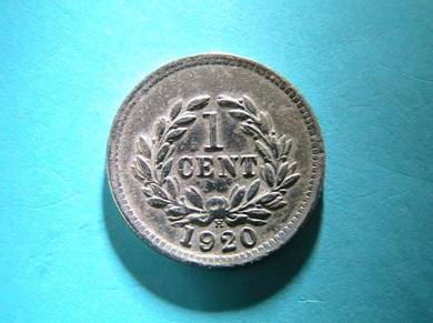 1 Cent C.V. Brooke Sarawak 1920-H [Kod : A2129]