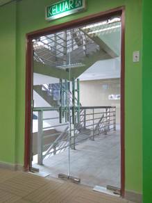 INSTALL GLASS DOOR l pasang pintu kaca