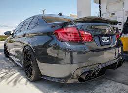 BMW F10 carbon rear diffuser PSM splitter