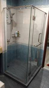SHOWER SCREEN GLASS l kaca mandian kering
