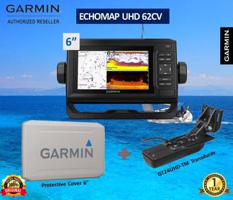 Garmin Echomap UHD 62CV - Marine GPS -C/W GT-24UHD