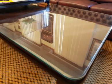 INSTALL TABLE GLASS TOP l kaca alas meja