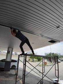 SILING ALUMINIUM l aluminium ceiling strip install