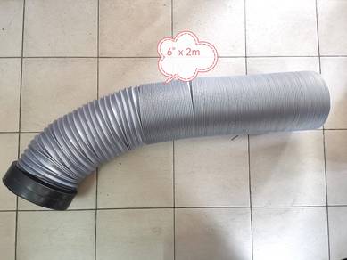 5.5" / 6" (2m) plastic ducting hose portable air