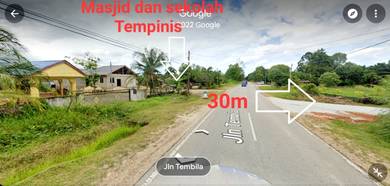 Lot dekat Masjid dan sekolah Tempinis Besut Terengganu