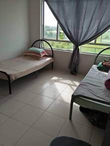 Apartment hijau ikea batu kawan village mall flex aircond full furnish