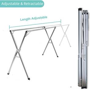 Cloth rack 1.25m - 2m / drying rack / rak baju