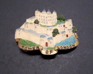 Magnet - Tower of London #1 - Vintage 1980s