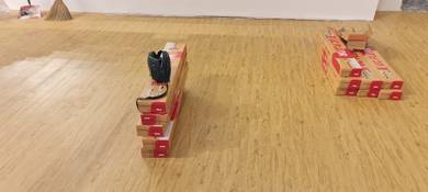 INSTALL VINYL FLOOR l pasang lantai kemasan vinyl