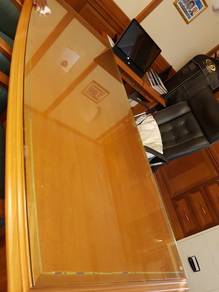 TABLE TOP GLASS l kaca alas meja tebal 12mm