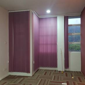 PASANG LANGSIR VERTICAL l office blind curtain