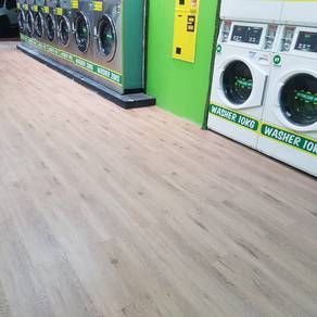 LANTAI VINYL 3mm l corak kayu tebal beralun