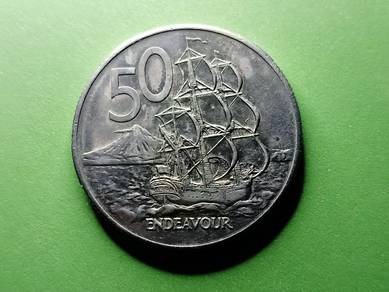 New Zealand 50 Cents 1980 (kod : B2207)