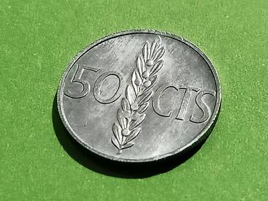 Spain 50 Centimos 1966 (aluminium) (kod : B2212)
