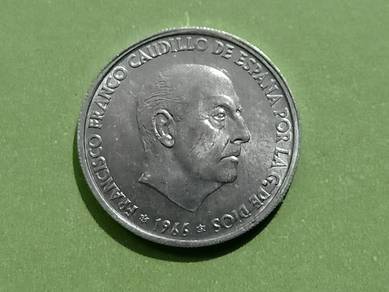 Spain 50 Centimos 1966 (aluminium) (kod : B2212)