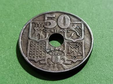 Spain 50 Centimos 1949 (kod : B2211)