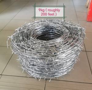 Barb wire 9kg / Dawai duri ( roughly 200 feet )