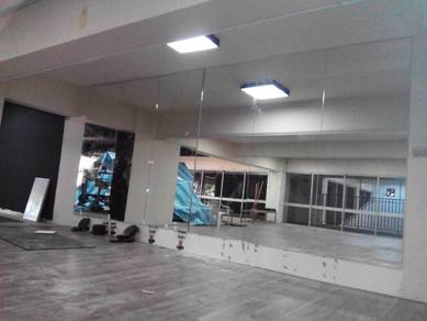 INSTALL WALL MIRROR CUSTOM l pasang cermin tempah