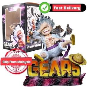 Anime One Piece Luffy Gear 5 Q Version Sun God