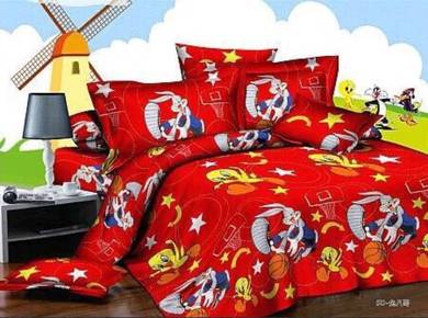 Q105 Cadar Queen FullSet BedSheet Cotton Clearance