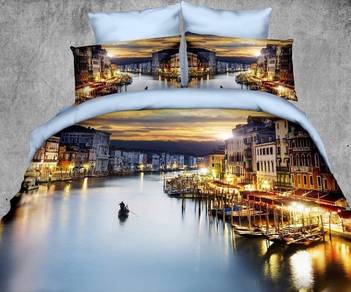 Q111 Cadar Queen FullSet BedSheet Cotton Clearance