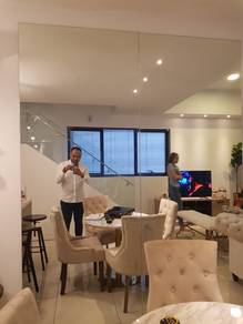 PASANG CERMIN DINDING l wall mirror install
