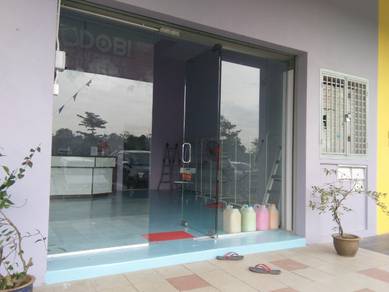 DINDING KACA GLASS WALL l kalis pecah 12mm tebal