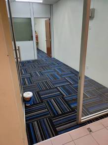 PASANG KARPET PEJABAT BARU l install tile carpet