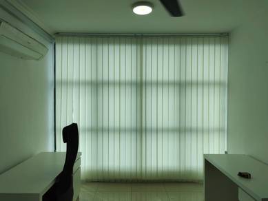 LANGSIR PEJABAT l office curtain install