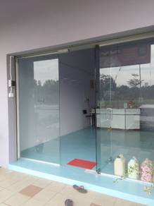 PASANG DINDING KACA 12mm TEBAL  glass wall install
