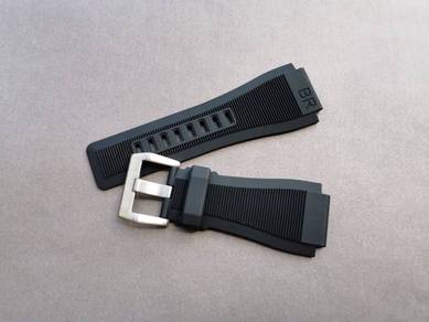 BELL & ROSS Black Rubber Watch Strap