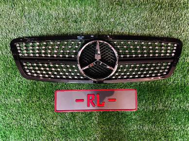 Mercedes Benz W203 diamond grill grille bodykit