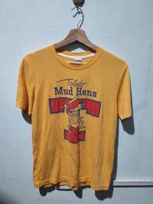 Muds Hens shirt size XS Made In USA rayon tee