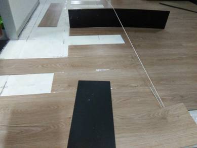 VINYL FLOORING INSTALL l 3mm thick wood texture