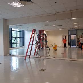WALL MIRROR l pasang cermin dinding besar