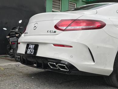 Mercedes benz W205 C63 coupe diffuser C63 bodykit