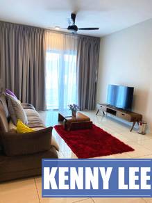 QUEENS WATERFRONT RESIDENCE Q1 950sf FURNISHED CITY VIEW BAYAN LEPAS