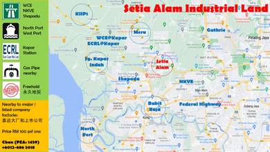 Freehold, Industrial Land at Setia Alam, Shah Alam