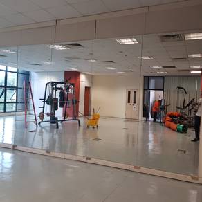 INSTALL WALL MIRROR CUSTOM l pasang cermin dinding