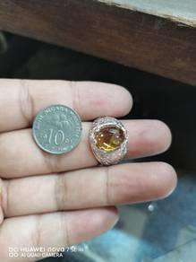 Cincin perak permata cempaka