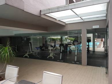 GLASS WALL INSTALL l pasang dinding kaca 12mm