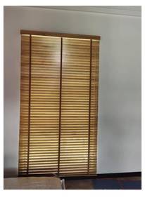LANGSIR KAYU SOLID l venetian blind curtain