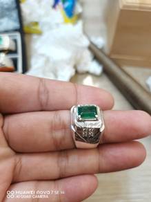 Cincin perak zamrud 76